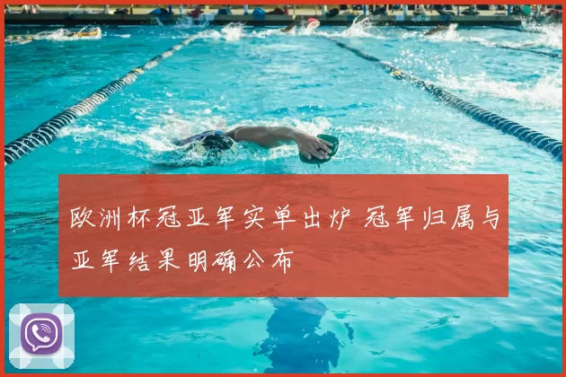 欧洲杯冠亚军实单出炉 冠军归属与亚军结果明确公布